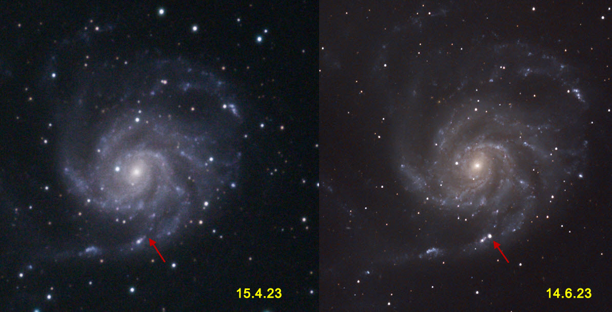 M101 Supernova erwischt...
