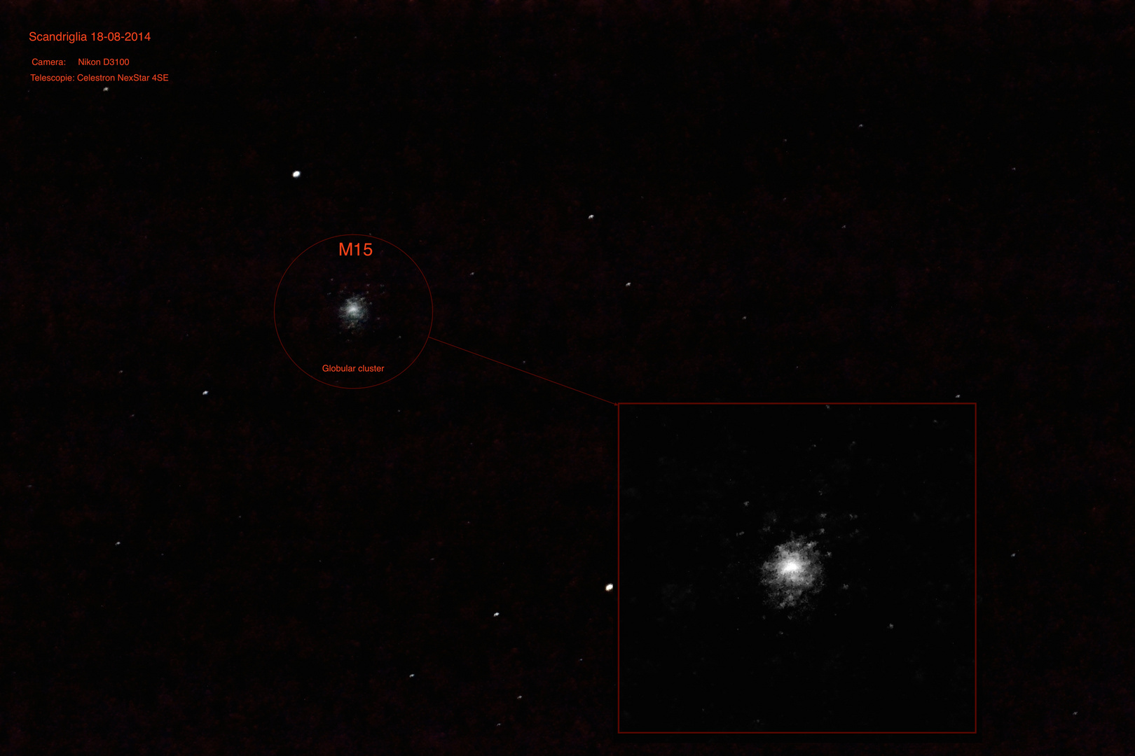 M15 Globular cluster