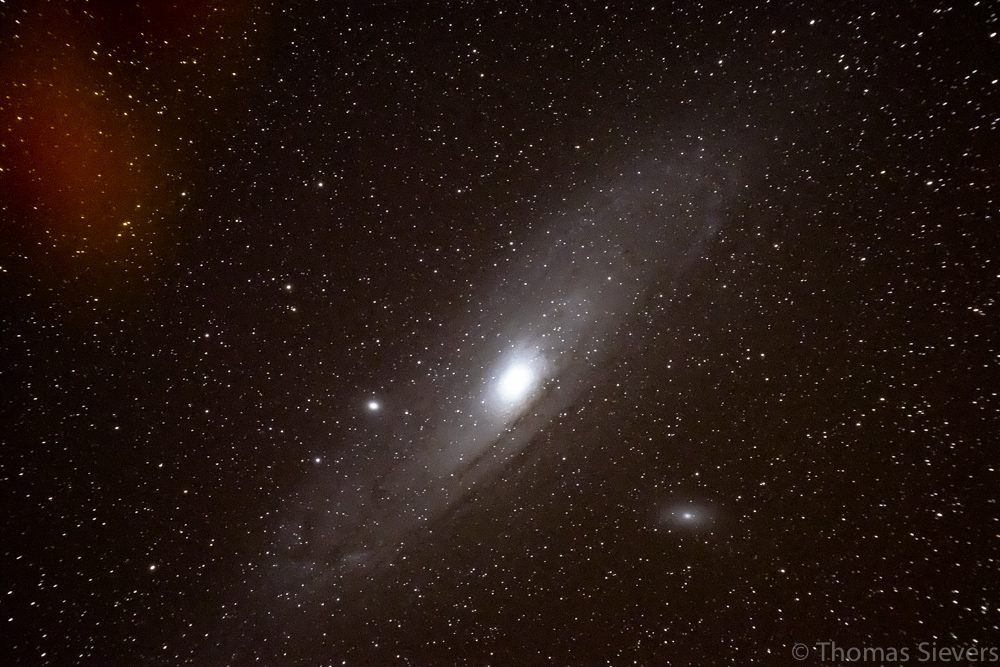 ... M31 Andromeda - Aufgenommen mit einer Fuji X-E1 - Einzelbild ...