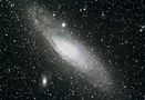 M31 -Andromeda - Galaxie im Sternbild Anromeda, am 7. 8. 1986 ü. Freudenberg von Helmut - Winkel