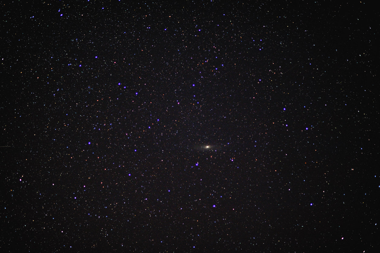 M31 mit 5 sec. Belichtungszeit