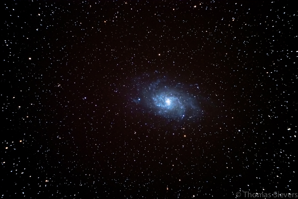 ... M33 - Aufgenommen mit einer Fuji X-E1 ...