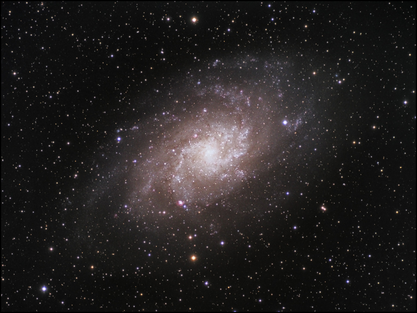 M33 - Triangulum Galaxie in LLRGB