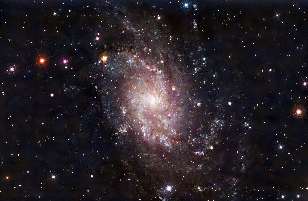 M33 Triangulum-Galaxie oder auch Dreiecksgalaxie