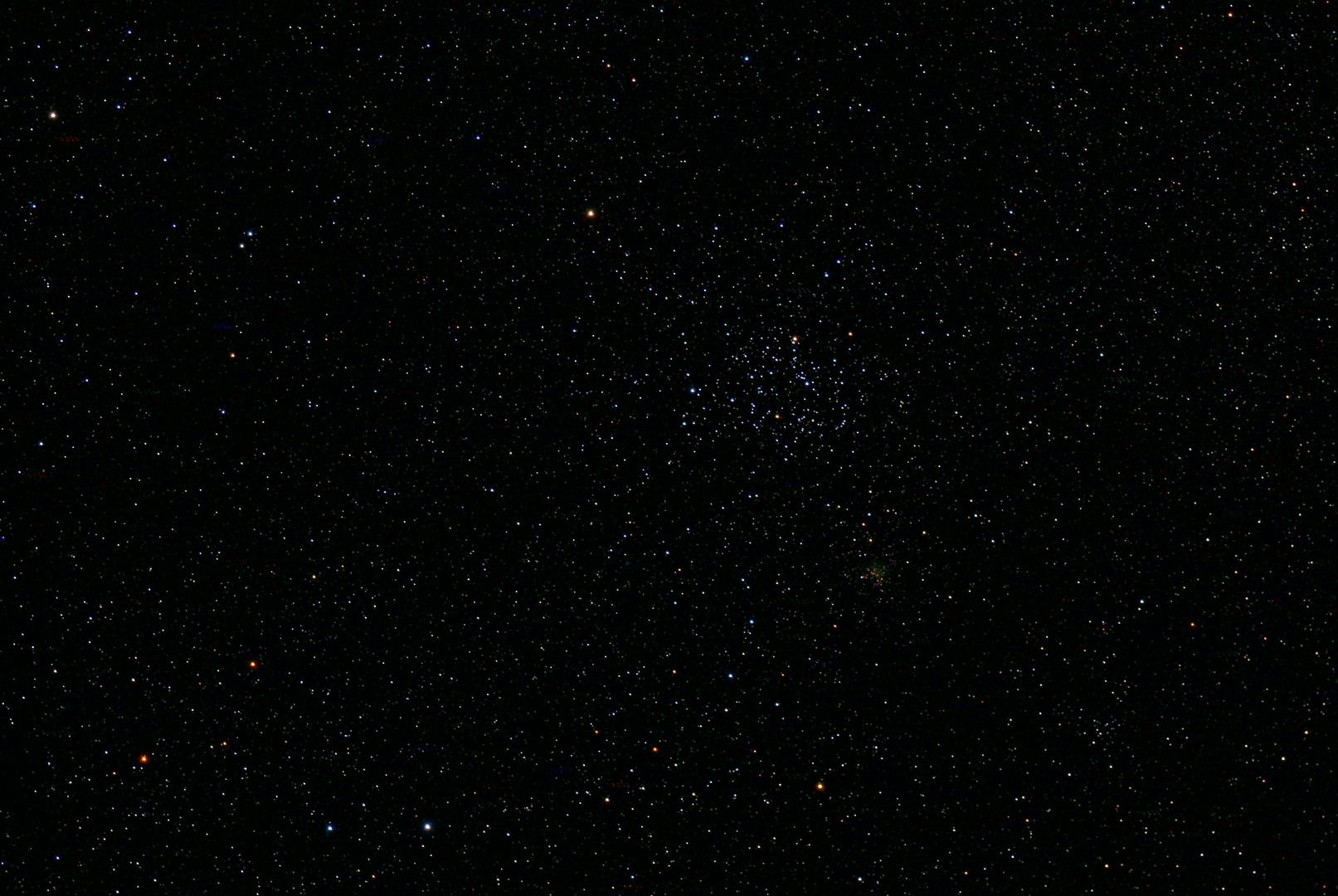 M35 und NGC2158 im Sternbild Zwillinge