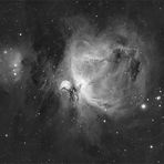 M42, der Orionnebel (als H-Alpha Version)