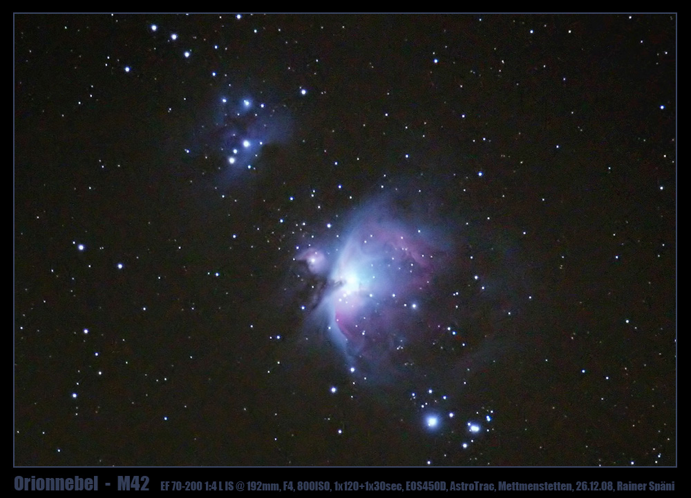 M42, erster Versuch mit neuem TeleZoom