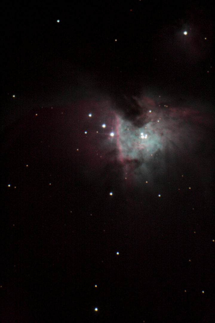 M42 Orionnebel m. Eos 1000D 30 sec.