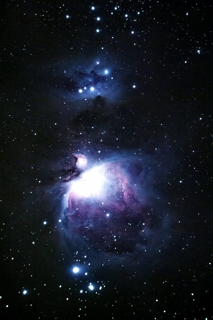 M42, Orionnebel, NGC1976 mit NGC 1977 (M43)