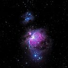 M42 Orionnebel + Running Man (Rotfilter)