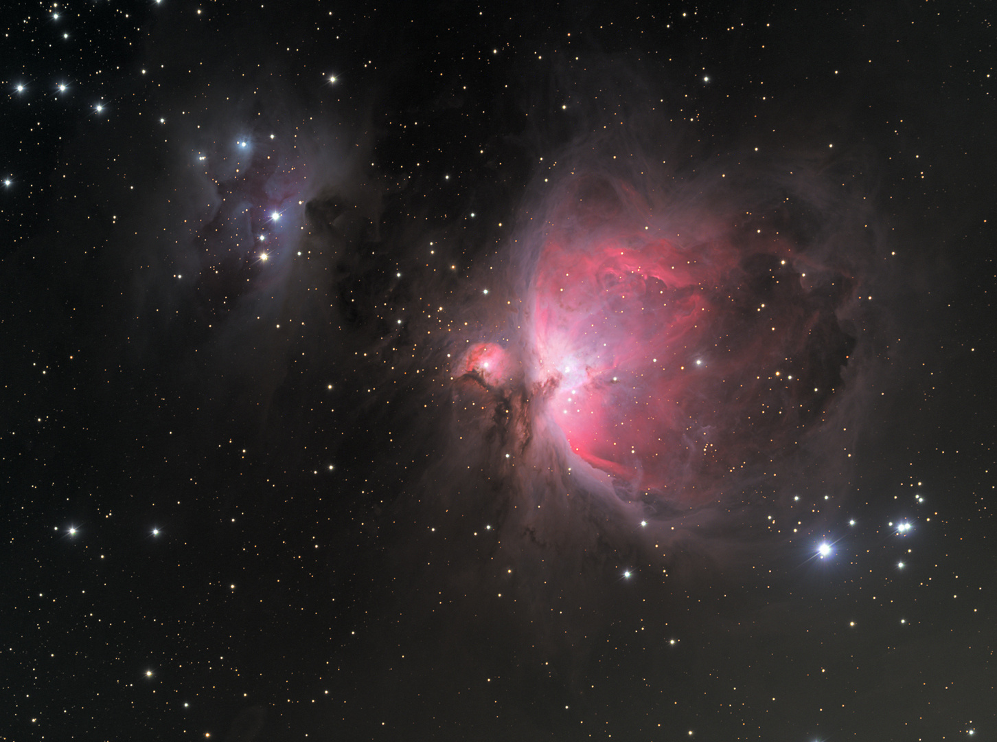 M42 Orionnebel und NGC1977