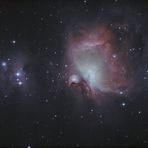 M42/43 und NGC1977, mit dem rennenden Mann