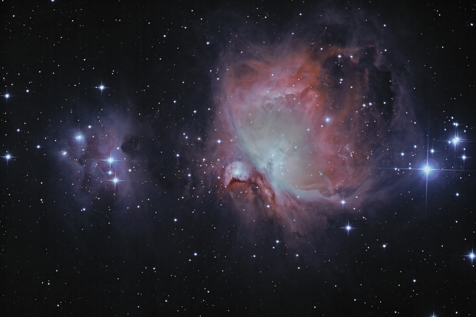 M42/43 und NGC1977 - neue Bearbeitung!