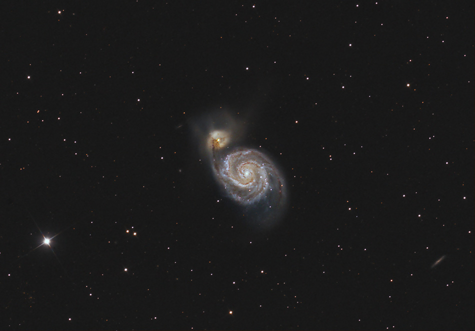 M51 die Whirlpool - Galaxie