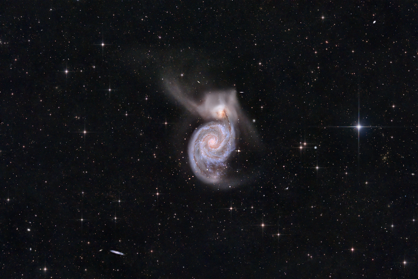 M51-Die Whirlpool Galaxie