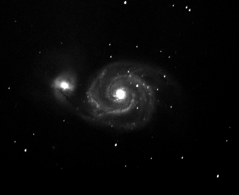 ... M51 - Firstlight ...