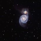 M51 Galaxie im Sternbild Jagdhunde (Canes venatici)