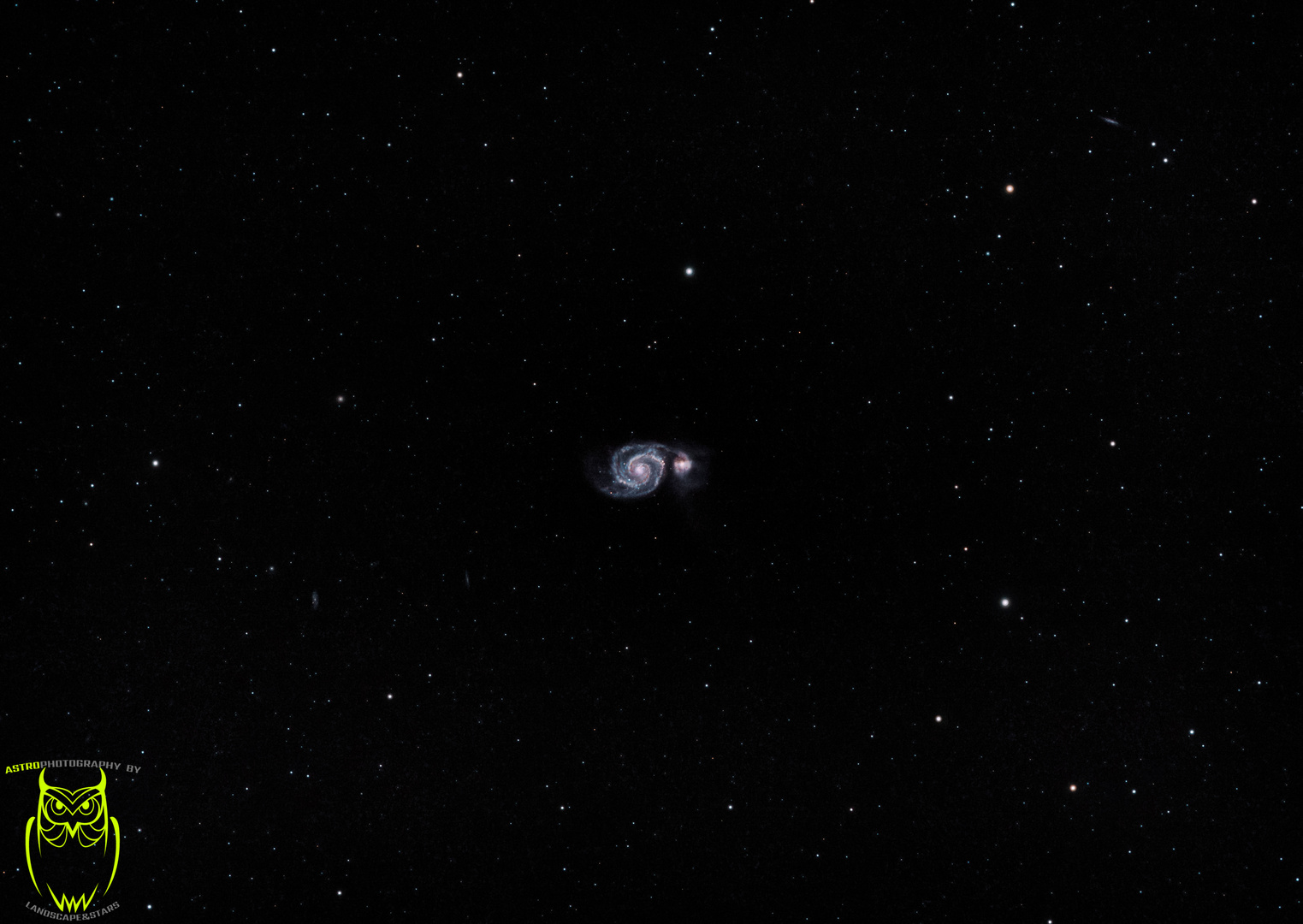 M51- Spiralgalaxie (Interagierend)