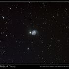 M51 Whirlpool Galaxie (Widefield)