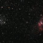 M52 + Bubble-Nebel (NGC 7635)