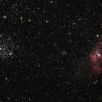 M52 + Bubble-Nebel (NGC 7635)