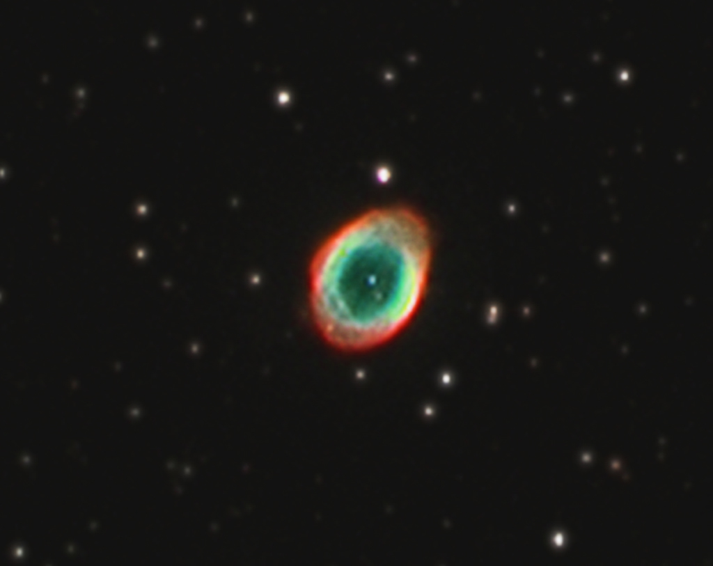 M57 Ringnebel in der Leier