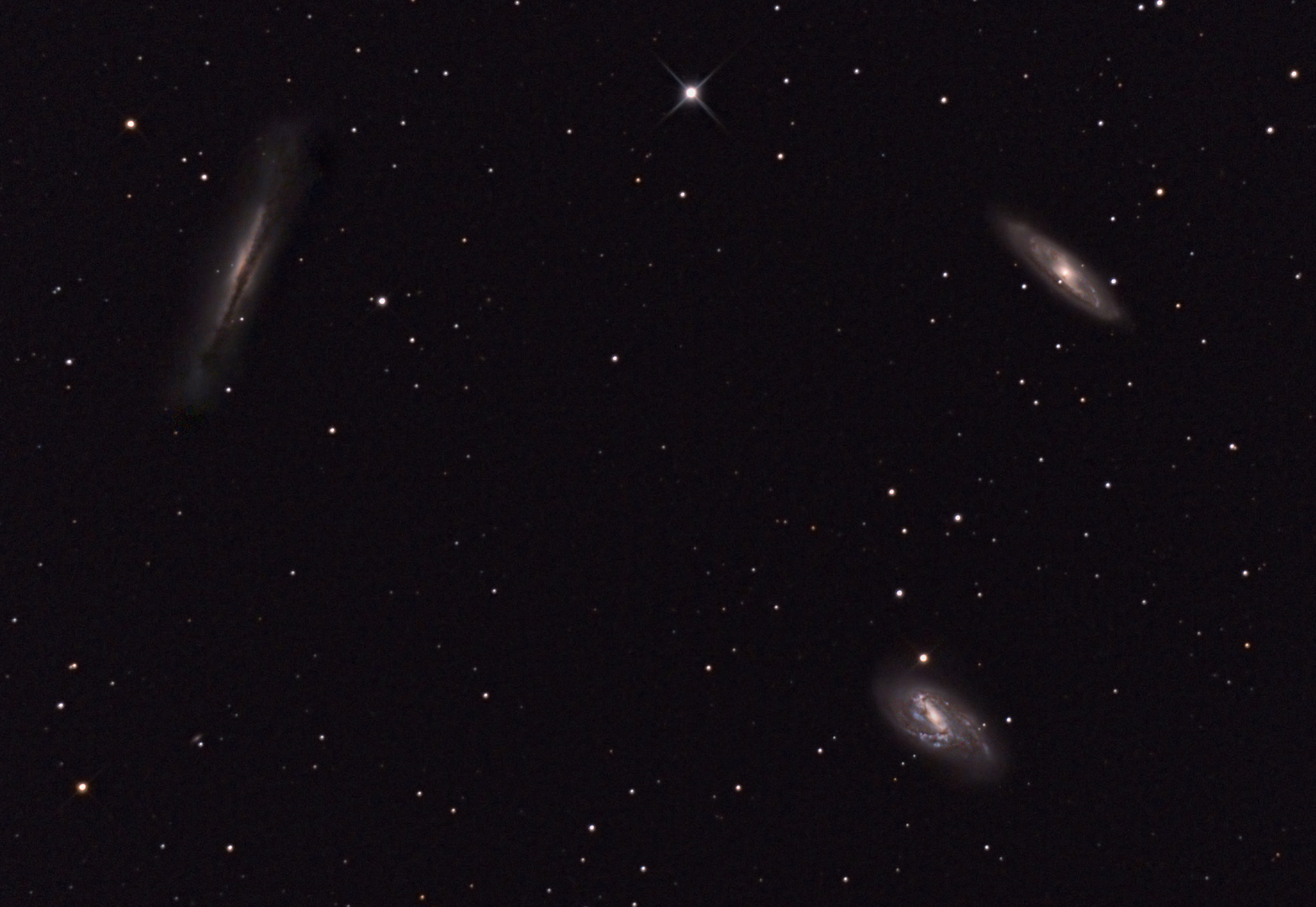 M65, M66 und NGC 3628 - Das Leo Triplet V2