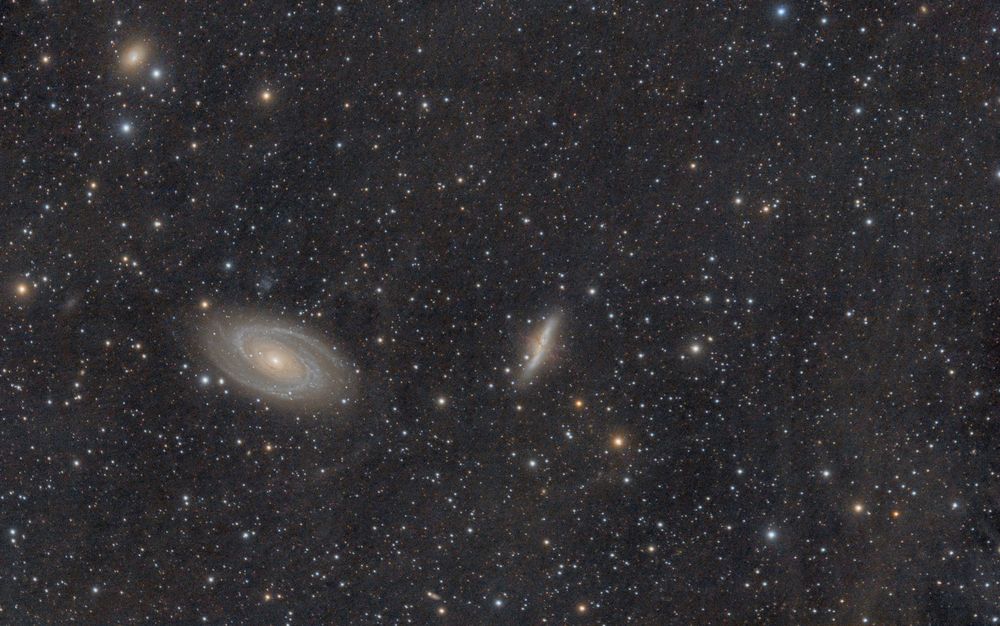 M81 Gruppe mit Galaktischem Zirrus