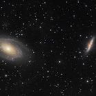 M81 und M82 mit galaktischem Cirrus