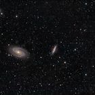 M81 und M82 mit galaktischem Zirrus