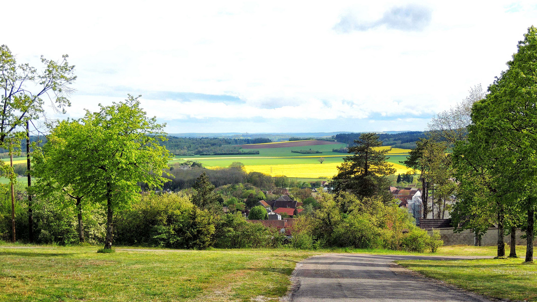 Ma campagne et mon village avant la pluie