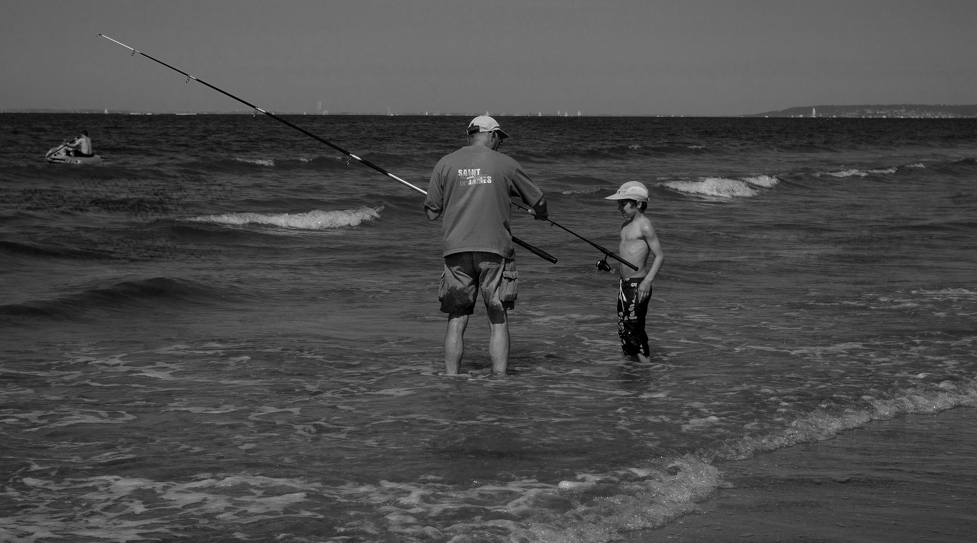 Ma première leçon de pêche ...