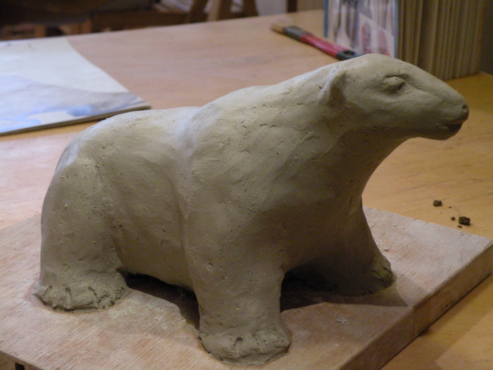 ma sculpture d'ours...