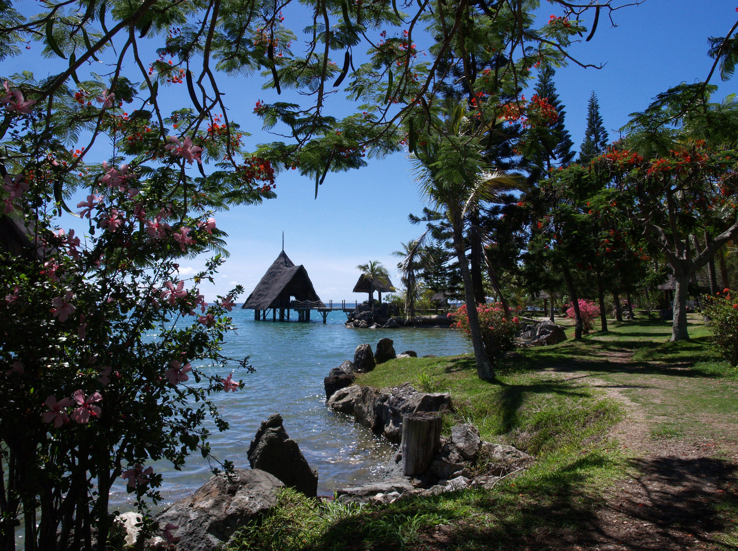 Ma vue préférée du Kuendu Beach Resort - Meine Lieblingsaussicht von dem Kuendu Beach Resort