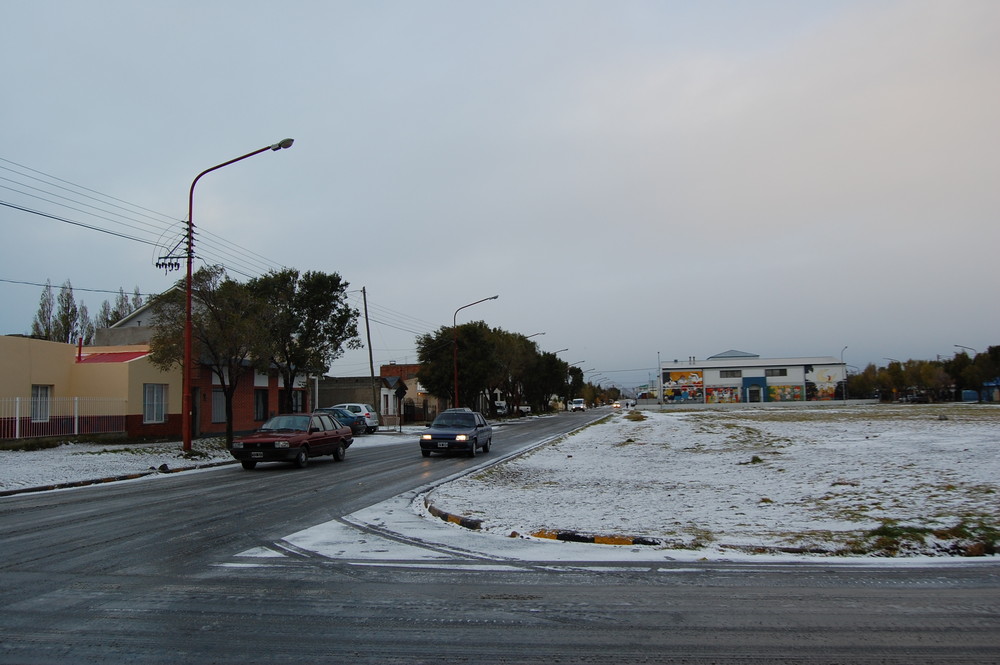 mañana nevada en rio gallegos