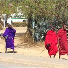 Maasai am Straßenrand