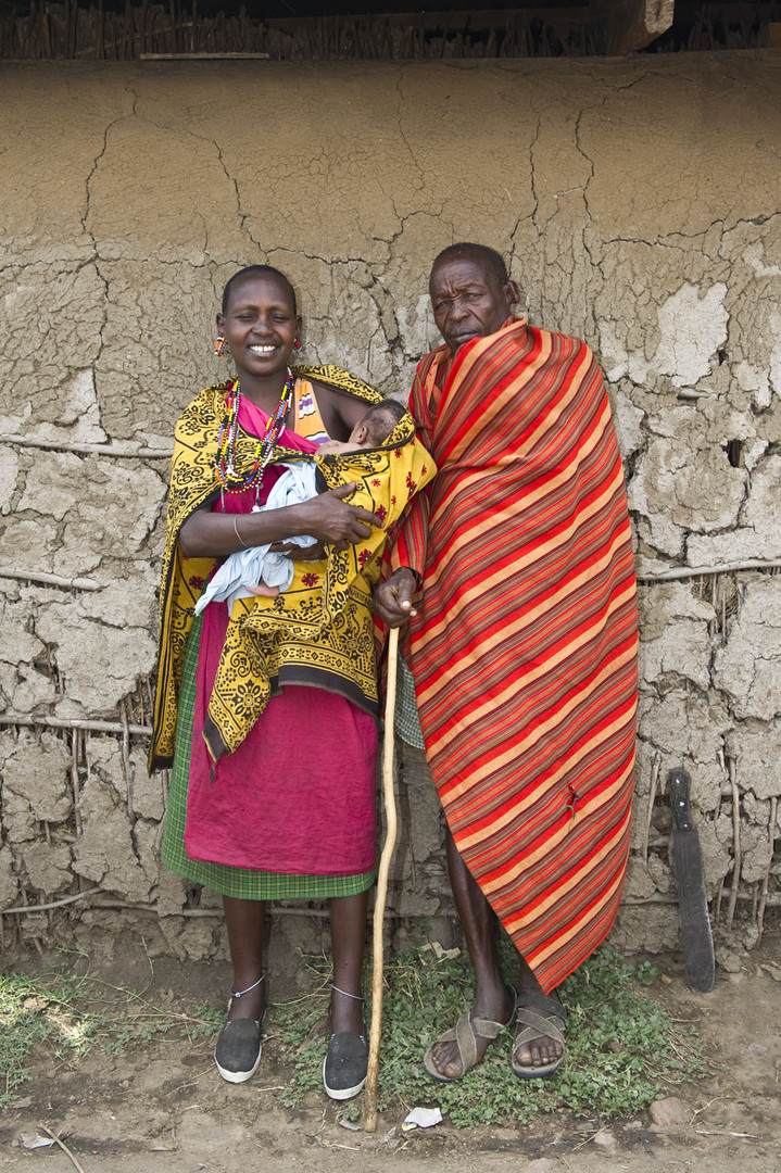 Maasai Familie