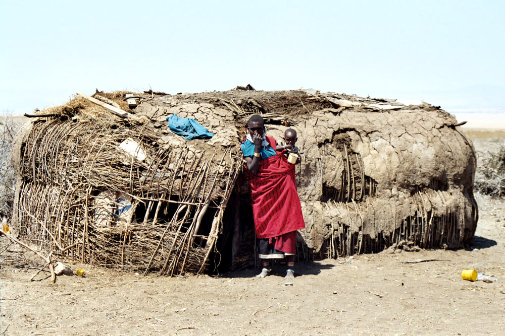 Maasai-Hütte