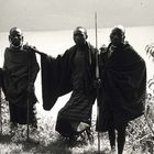 Maasais am Empakai Crater