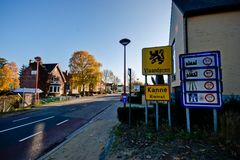 Maastricht - Cannerweg - Dutch-Belgian border/entrance Kanne