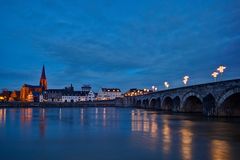 Maastricht - Meuse River & St. Servatius Bridge