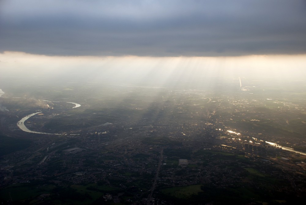 Maastricht unter Wolken