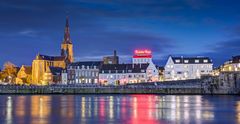 Maastricht - View on Wyck (Sint Martinuskerk, de Ridder Brewery)