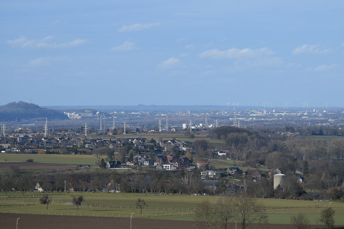 Maastricht vom Blegny-Halde aus gesehen. 