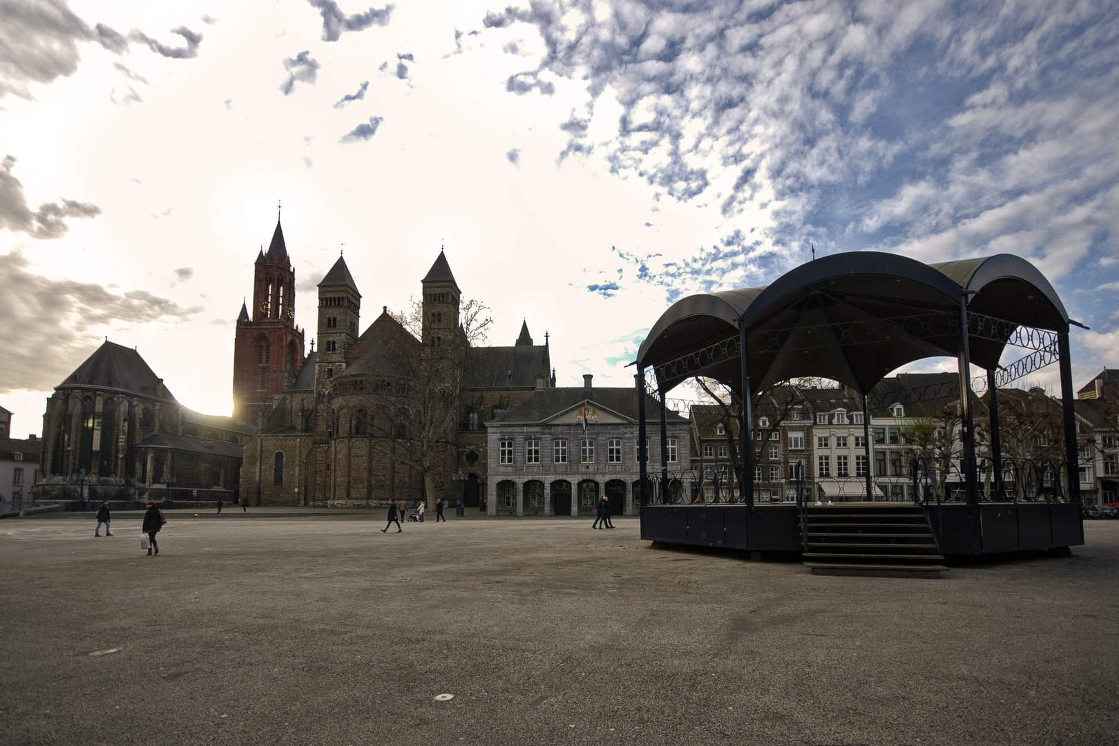 Maastricht - Vrijthof - Basilica of Saint Servatius & Church of Saint John