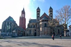 Maastricht - Vrijthof - Church of Saint John & Basilica of Saint Servatius