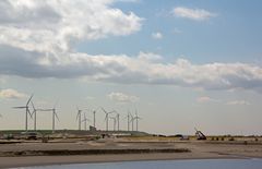 Maasvlakte 2 under construction