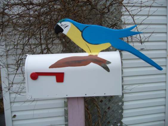 Macaw mailbox