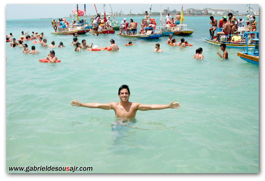 Maceió-AL - Tito Tácio em piscina natural da Pajuçara