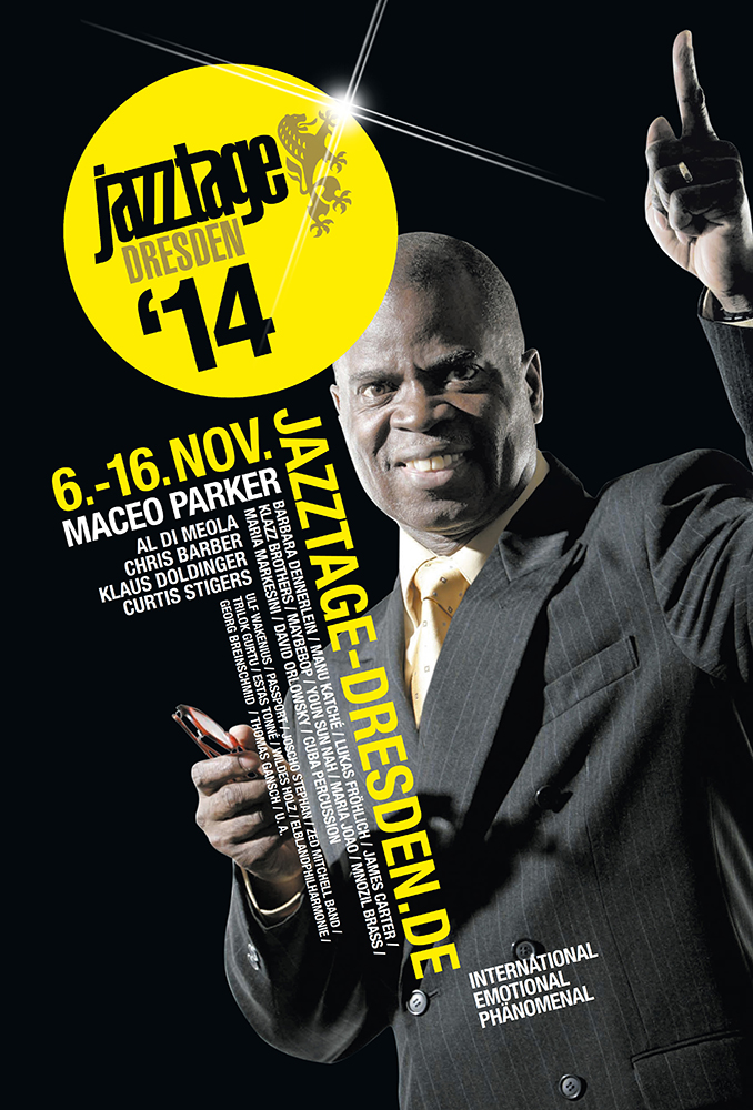 Maceo Parker - das Titelgesicht der Jazztage Dresden 2014